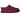 UGG Classic Micro Slipper Burnt Magenta sneakers set fra siden i dyb pink ruskind med det klassiske UGG-logomærke på hælen og flad gummisål.