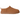 UGG Classic Micro Chestnut sneakers i en vinklet visning, der viser den ikoniske ruskindsoverdel i den klassiske kastanjebrune nuance.