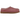 UGG Tasman II Slipper Pink Dawn sneakers set fra siden med rosa ruskindsoverdel, signaturmønstret fletkant ved kraven og en tyk brun gummisål