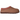 UGG Tasman II Slipper Rocky Oak sneakers i en klassisk slip-on vinkel, fremstillet i brunt ruskind med det karakteristiske broderede fletmønster.