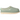 UGG Tasman Meadow Accent Slipper Artichoke sneakers set fra siden i en olivengrøn ruskindsudgave med den karakteristiske flettede broderikant.