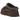 UGG Tazz Caspian Slipper Burnt Cedar sneakers i vinklet profil med brun ruskindsoverdel, platformssål og broderet UGG-detalje ved kraven