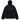 Stussy Sherpa Paneled Hooded Jacket Black sneakers sort sherpa-fleece jakke set forfra med hætte, lynlåslukning og paneler i kontrasterende materiale