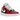 Jordan 1 Low Chicago Flip sneakers i en klassisk sideprofil med rød og hvid læderoverdel, sorte detaljer samt flade snørebånd
