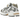 Asics Gel-1130 White Wood Crepe sneakers i profil, der fremviser en hvid mesh-overdel, beige detaljer og en dæmpet gummisål for god komfort