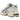Asics Gel-1130 White Cloud Grey sneakers i en stilfuld sideprofil med hvid mesh-overdel, grå læderdetaljer og en stødabsorberende Gel-sål.