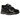 Asics Gel-NYC Graphite Grey Black sneakers i en vinklet visning med grå mesh-overdel, sorte læderdetaljer og en stødabsorberende mellemsål