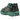 Asics Gel-Kayano 14 Unaffected Infinite Green sneakers i en vinklet profilvisning med nuancer af grøn, sølvfarvede detaljer og en støttende sål.