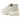 Asics Gel-1130 White Birch sneakers set fra siden med hvid mesh, sølvfarvede detaljer og en støddæmpende mellemsål i beige nuancer.