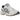 Asics Gel-1130 White Midnight sneakers i profil med hvid mesh-overdel, sølvfarvede detaljer, blå accents og en stabil gummisål for komfort.
