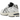 Asics Gel-1130 White Midnight sneakers i en vinklet profilvisning med hvid mesh-overdel, mørkeblå detaljer og klassisk sål.