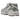 Asics Gel-1130 Faded Ash Rock sneakers sideprofil med grå mesh-overdel, beige læderdetaljer, snørebånd og en komfortabel polstret mellemsål