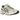 Asics Gel-1130 Cream Clay Grey sneakers i sideprofil med cremefarvet mesh, grå overlag og stødabsorberende Gel-sål