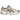 Asics Gel-1130 Cream Reddish Brown sneakers set fra siden med cremehvid mesh-overdel, rødbrune læderdetaljer og synlig hælstøtte.