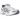Asics Gel-1130 White Dusty Purple sneakers i vinklet profil med hvid mesh, lilla detaljer, synlig GEL-stødabsorbering og hvide snørebånd