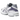 Asics Gel-1130 White Dusty Purple sneakers i sideprofil, med hvid overdel, lilla detaljer og klassisk Gel-sål for optimal komfort