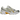 Asics Gel-1130 Cream Pure Silver Yellow sneakers i en flot sideprofil, der viser den cremefarvede mesh, sølvfarvede detaljer og den stødabsorberende sål.