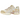 Asics Gel-Nimbus 9 Cream Barely Rose sneakers set fra siden med beige mesh-overdel, rosa detaljer, synlig hælstøtte og robust gummisål.
