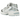 Asics Gel-1130 White Ivory Light Blue sneakers set fra siden med hvid mesh-overdel, ivory detaljer, lyseblå striber og dæmpet gummisål.