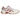Asics Gel-1130 White Red Dahlia sneakers sideprofil med hvid mesh-overdel, syntetiske overlays i sølv og røde detaljer samt hvid gummisål.