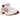 Asics Gel-1130 White Red Dahlia sneakers sideprofil i hvidt mesh med røde detaljer, klassiske Asics-striber og stødabsorberende Gel-sål