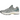 Asics GT-2160 Seal Grey Jewel Green sneakers i vinklet profil med grå mesh-overdel, grønne detaljer og klassisk snørelukning.