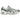 Asics GT-2160 White Shamrock Green sneakers set fra siden med hvid mesh-overdel, sølvfarvede detaljer og markante grønne linjer på sålen