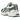 Asics GT-2160 White Shamrock Green sneakers set fra siden med hvid mesh, grønne detaljer, metalliske stafferinger og en stødabsorberende mellemsål