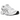 Asics GT-2160 Pure Silver White sneakers i en flot vinklet profilvisning med sølvfarvede detaljer, hvidt mesh og en behagelig sål