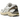 Asics GT-2160 White Soft Yellow sneakers set fra siden med hvid mesh-overdel, gule detaljer og sølvfarvede paneler over en støddæmpende sål