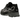 Asics Gel-NYC Black Graphite Grey sneakers i vinklet visning med sort mesh-overdel, grå læderdetaljer og en stødabsorberende mellemsål
