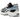 Asics GT-2160 Black Pure Silver Bright Blue sneakers i vinklet profil med sort mesh, sølv detaljer og markante blå accenter på ydersålen