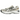 Asics GT-2160 Cream Pure Silver Gold sneakers i vinklet profilvisning med cremefarvet mesh, sølvfarvede overlejringer og gyldne detaljer