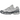 Asics Gel-NYC Glacier Grey Gravel sneakers set fra siden med en kombination af grå mesh-paneler, læderdetaljer og en tyk komfortabel mellemsål.