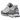 Asics Gel-NYC Glacier Grey Gravel sneakers set fra siden med grå nuancer, mesh-overdel, syntetiske detaljer og en støddæmpende mellemsål