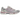Asics Gel-NYC Concrete Barely Rose sneakers i en flot profilside med grå overdel i mesh og ruskind samt de karakteristiske lyserøde detaljer