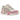 Asics Gel-NYC Cream Mineral Beige Pink sneakers set fra siden med beige mesh-overdel, rosa detaljer og hvid gummisål med Gel-dæmpning
