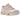 Asics Gel-NYC Cream Rose Water sneakers i en vinklet visning med creme mesh-overdel, rosa detaljer og en tyk komfortabel sål