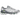 Asics Gel-NYC White Glacier Grey sneakers set fra siden med hvid mesh, grå ruskindsoverlag og detaljeret gummisål med Gel-teknologi
