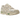 Asics Gel-Nyc Cream Fossil sneakers i sideprofil, fremviser en cremefarvet mesh-overdel, ruskindsdetaljer og den ikoniske GEL-sål