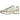 Asics Gel-1130 NS Cream Carbon sneakers set fra siden med beige mesh-overdel, syntetiske stafferinger og synlig støddæmpende mellemsål