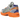 Asics UB7-S GT-2160 Kiko Kostadinov Lava Orange sneakers set fra siden med markant orange netoverdel, sølvdetaljer og robust mellemsål.