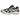 Asics Gel-Kayano 14 Obsidian Grey Cement sneakers i vinklet profil med sølvfarvede detaljer, sort mesh og robust gummisål for stabilitet