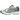 Asics Gel-Kayano 14 Dried Leaf Green Pure Silver sneakers i sideprofil med olivengrøn mesh-overdel, sølvfarvede detaljer og klassisk mellemsål.