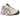 Asics Gel-NYC 2055 Cream Carbon sneakers i sideprofil med cremefarvet mesh, grå detaljer og stødabsorberende GEL-sål for optimal komfort.