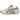 Asics Gel-NYC 2055 Cream Carbon sneakers set fra siden med beige mesh-overdel, grå læderdetaljer og en stødabsorberende hvid og sort mellemsål