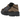 Asics Gel-1130 Dark Brown Midnight sneakers set fra siden med mørkebrun overdel, mørkeblå detaljer, beige sål og synlig støddæmpning i hælen.