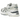Asics GT-2160 White Night Sky sneakers i en klassisk sideprofil med hvid mesh-overdel, marineblå detaljer og detaljerede sølv-accenter på siden.