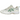 Asics Gel-NYC Utility Cream Kale sneakers i vinklet profil med cremefarvet mesh, grønne detaljer, logo på siden og en slidstærk gummisål.
