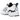 Asics Gel-NYC Utility White Black sneakers i skrå vinkel, med hvid overdel, sorte detaljer, synlig mellemsål og robuste snørebånd